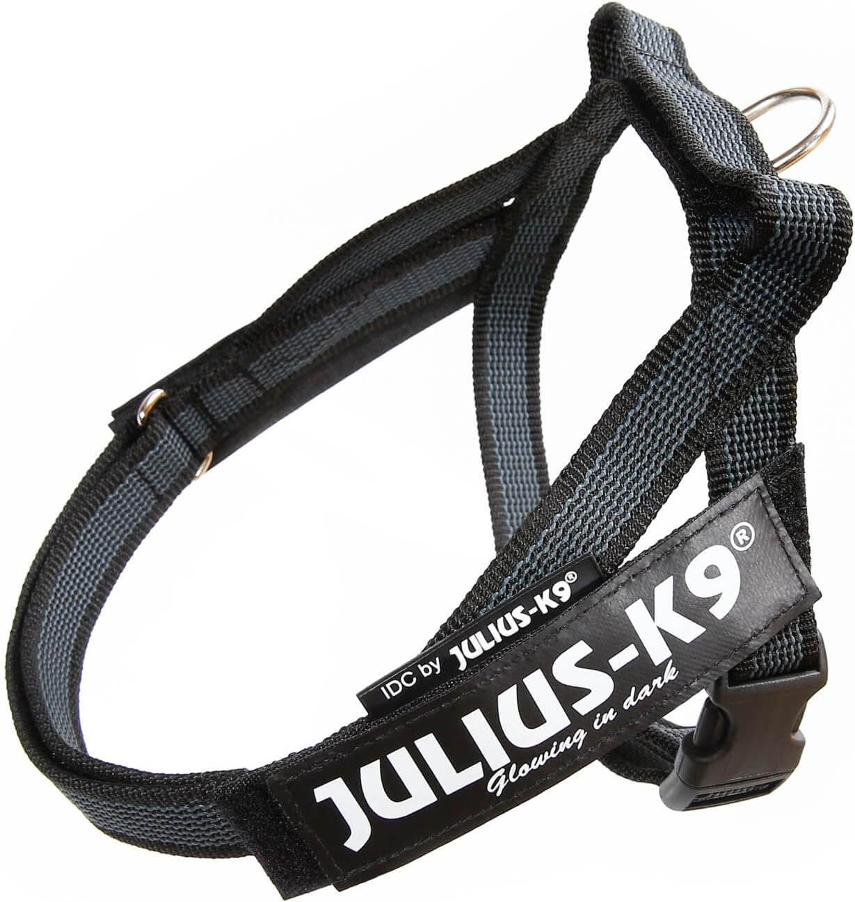 JULIUS K9 IDC Arnés Cinta Grey y Negro Para Perros Gabo&Gordo Pet Shop en Las Palmas de Gran Canaria tienda para mascotas, perros, gatos, conejos, tortugas, animales, accesorios para mascotas