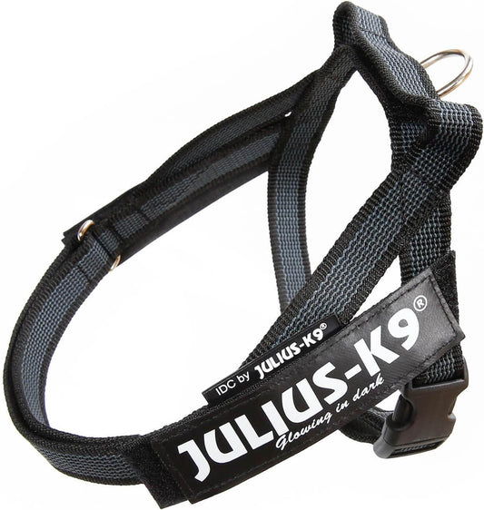 JULIUS K9 IDC Arnés Cinta Grey y Negro Para Perros Gabo&Gordo Pet Shop en Las Palmas de Gran Canaria tienda para mascotas, perros, gatos, conejos, tortugas, animales, accesorios para mascotas