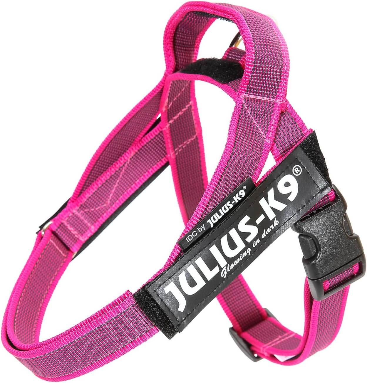 JULIUS K9 IDC Arnés Cinta Grey y Rosa Para Perros Gabo&Gordo Pet Shop en Las Palmas de Gran Canaria tienda para mascotas, perros, gatos, conejos, tortugas, animales, accesorios para mascotas