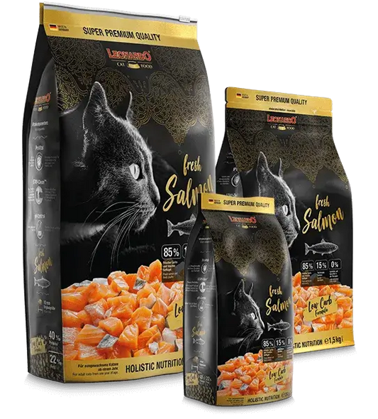 LEONARDO fresh Salmón | Pienso para gatos en Gabo y Gordo E Shop, la mejor tienda online en Gran Canaria, Islas Canarias, España, tienda online para mascotas, perros, gatos, conejos, tortugas, animales, accesorios para mascotas en general. 
Gabo y Gordo E Shop is the best online pet shop in Gran Canaria, Canary Islands, Spain.