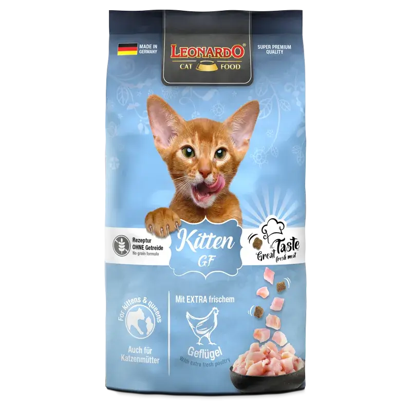 LEONARDO Kitten GF | Pienso para gatos en Gabo y Gordo E Shop, la mejor tienda online en Gran Canaria, Islas Canarias, España, tienda online para mascotas, perros, gatos, conejos, tortugas, animales, accesorios para mascotas en general.
Gabo y Gordo E Shop is the best online pet shop in Gran Canaria, Canary Islands, Spain.