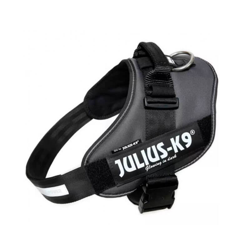 JULIUS K9 IDC Powerharness Arnés Gris Antracita Para Perros Gabo&Gordo Pet Shop en Las Palmas de Gran Canaria tienda para mascotas, perros, gatos, conejos, tortugas, animales, accesorios para mascotas
