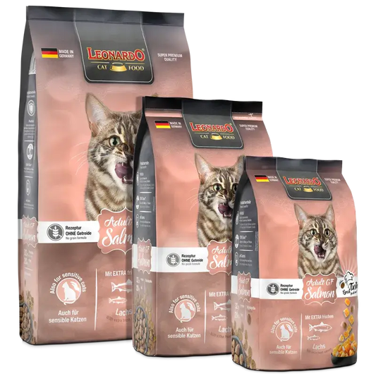 LEONARDO® Adult GF Salmon | Pienso para gatos en Gabo&Gordo Pet Shop en Las Palmas de Gran Canaria tienda para mascotas, perros, gatos, conejos, tortugas, animales, accesorios para mascotas