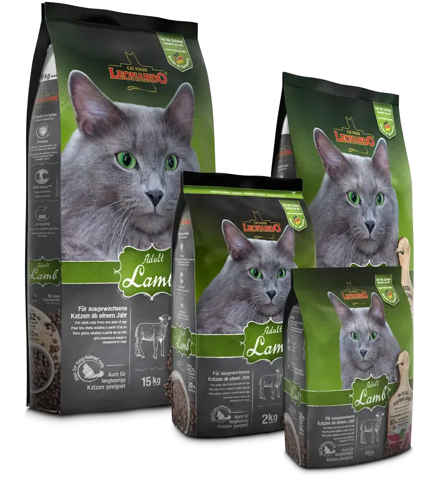 LEONARDO® Adult Lamb| Pienso para gatos en Gabo&Gordo Pet Shop en Las Palmas de Gran Canaria tienda para mascotas, perros, gatos, conejos, tortugas, animales, accesorios para mascotas