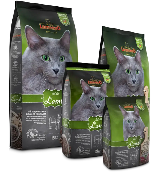 LEONARDO® Adult Lamb| Pienso para gatos en Gabo&Gordo Pet Shop en Las Palmas de Gran Canaria tienda para mascotas, perros, gatos, conejos, tortugas, animales, accesorios para mascotas