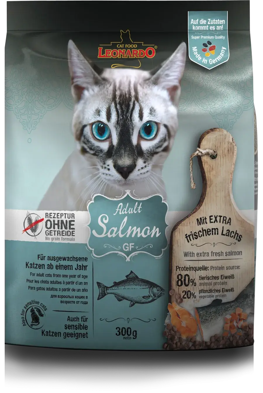LEONARDO® Adult GF Salmon | Pienso para gatos en Gabo&Gordo Pet Shop en Las Palmas de Gran Canaria tienda para mascotas, perros, gatos, conejos, tortugas, animales, accesorios para mascotas