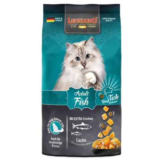 LEONARDO® Adult Fish | Pienso para gatos en Gabo y Gordo E Shop, la mejor tienda online en Gran Canaria, Islas Canarias, España, tienda online para mascotas, perros, gatos, conejos, tortugas, animales, accesorios para mascotas en general. 
Gabo y Gordo E Shop is the best online pet shop in Gran Canaria, Canary Islands, Spain.