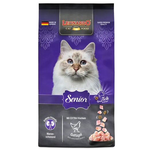 LEONARDO® Adult Senior | Pienso para gatos en Gabo y Gordo E Shop, la mejor tienda online en Gran Canaria, Islas Canarias, España, tienda online para mascotas, perros, gatos, conejos, tortugas, animales, accesorios para mascotas en general. 
Gabo y Gordo E Shop is the best online pet shop in Gran Canaria, Canary Islands, Spain.