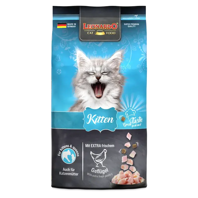 LEONARDO Kitten | Pienso para gatos en Gabo y Gordo E Shop, la mejor tienda online en Gran Canaria, Islas Canarias, España, tienda online para mascotas, perros, gatos, conejos, tortugas, animales, accesorios para mascotas en general.
Gabo y Gordo E Shop is the best online pet shop in Gran Canaria, Canary Islands, Spain.