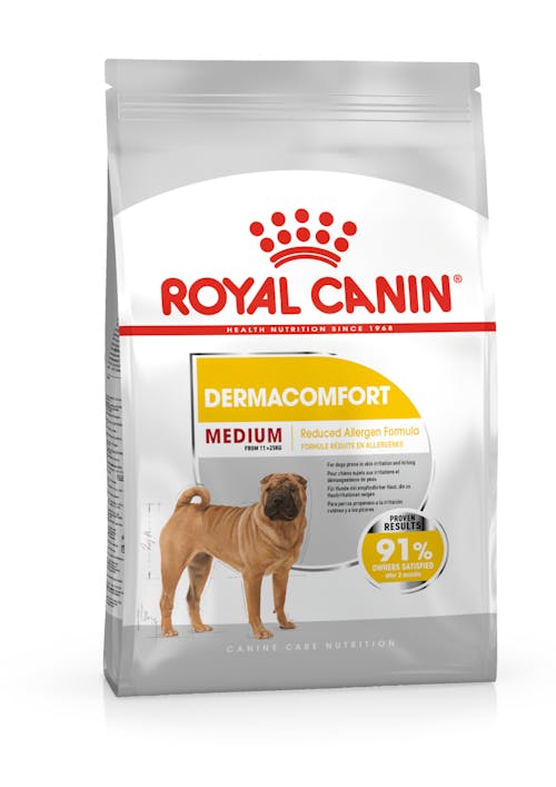 ROYAL CANIN Gama Care Dermacomfort Xsmall, Mini, Medium, Maxi. Gabo y Gordo E Shop, la mejor tienda online en las Islas Canarias, España, tienda online para mascotas, perros, gatos, conejos, tortugas, animales, accesorios para mascotas en general. 
Gabo y Gordo E Shop in Canary Islands, the best store for pets, dogs, cats, rabbits, turtles, animals, pet accessories.