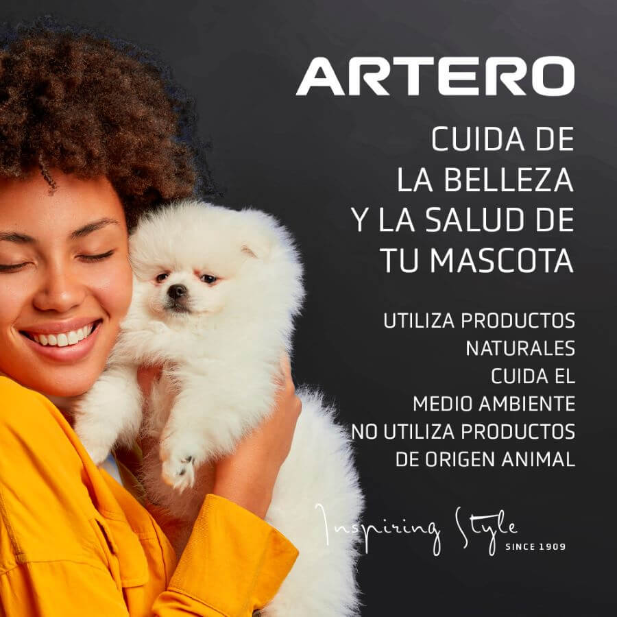 Champú Artero Detox con carbón activo para perros y gatos, formato 250 ml