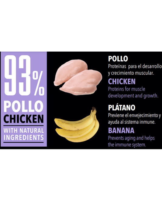 Atlantic Pet Wilderness Puppy comida húmeda Grain Free para cachorros con 93 % de pollo fresco