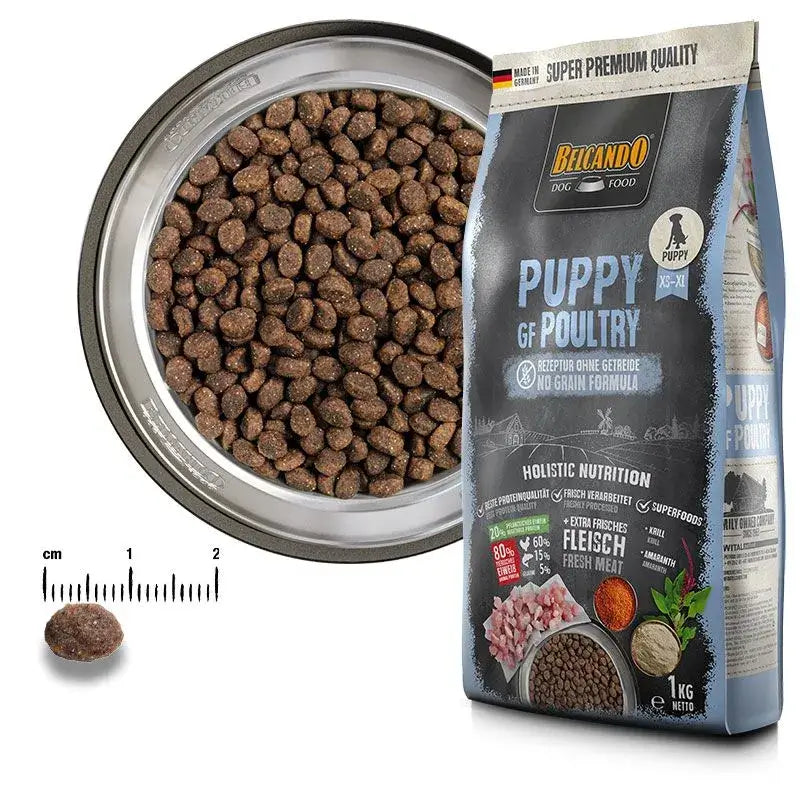 BELCANDO Puppy Grain Free Poultry | Pienso con pollo sin cereales para cachorros Gabo&Gordo Pet Shop en Las Palmas de Gran Canaria tienda para mascotas, perros, gatos, conejos, tortugas, animales, accesorios para mascotas