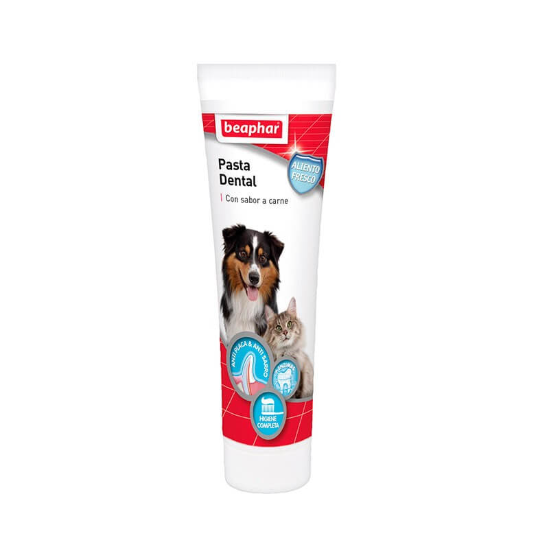 Pasta dental Beaphar sabor carne para perros y gatos – 100 g