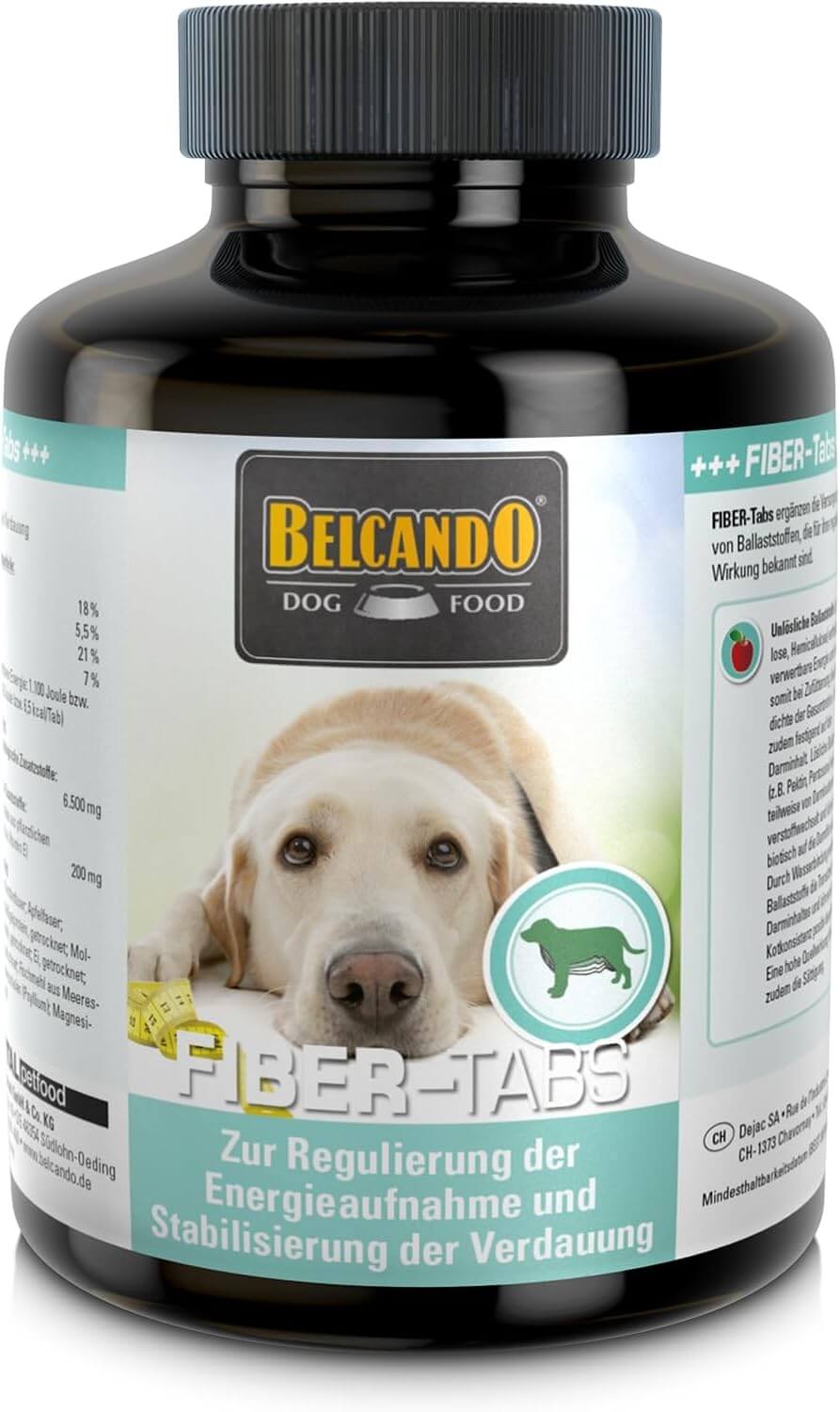 BELCANDO Fiber 60 Tabs suplemento para perros con sobrepeso o problemas digestivos