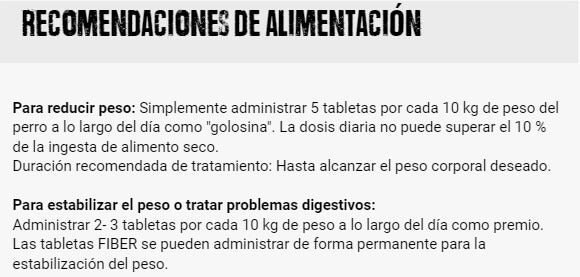 BELCANDO Fiber 60 Tabs suplemento para perros con sobrepeso o problemas digestivos