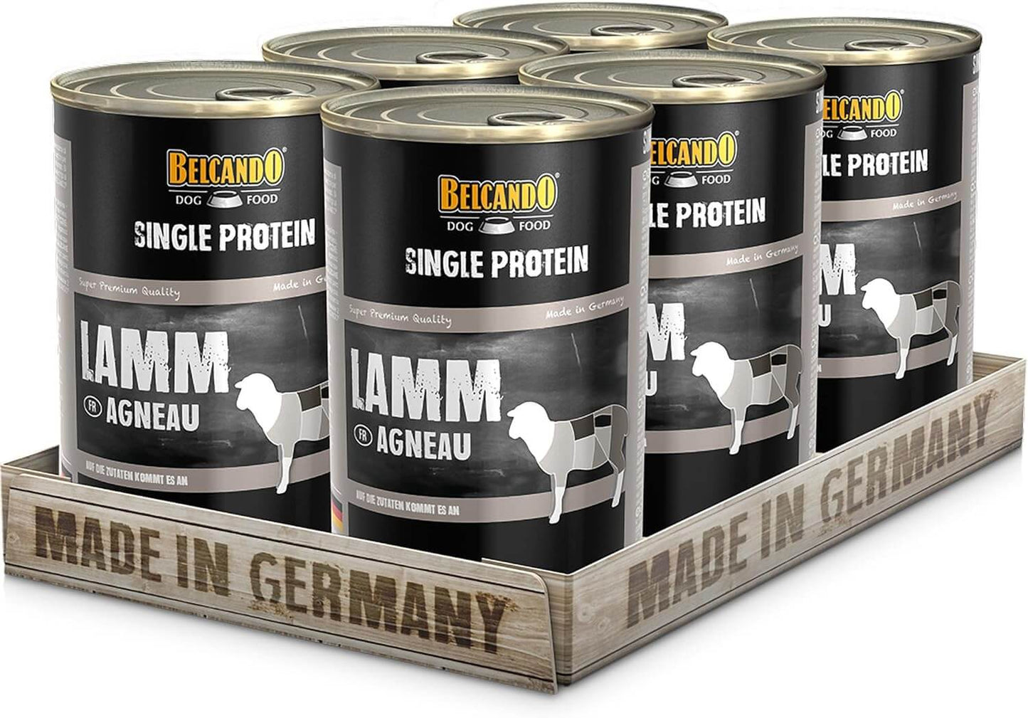 BELCANDO Single Protein Cordero – Alimento húmedo monoproteico para perros