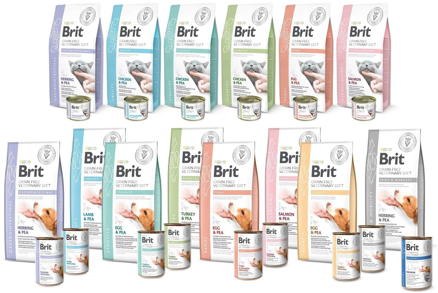 BRIT Vet Diets Renal comida húmeda para perros adultos con atún y salmón disponible en Gran Canaria y Canarias