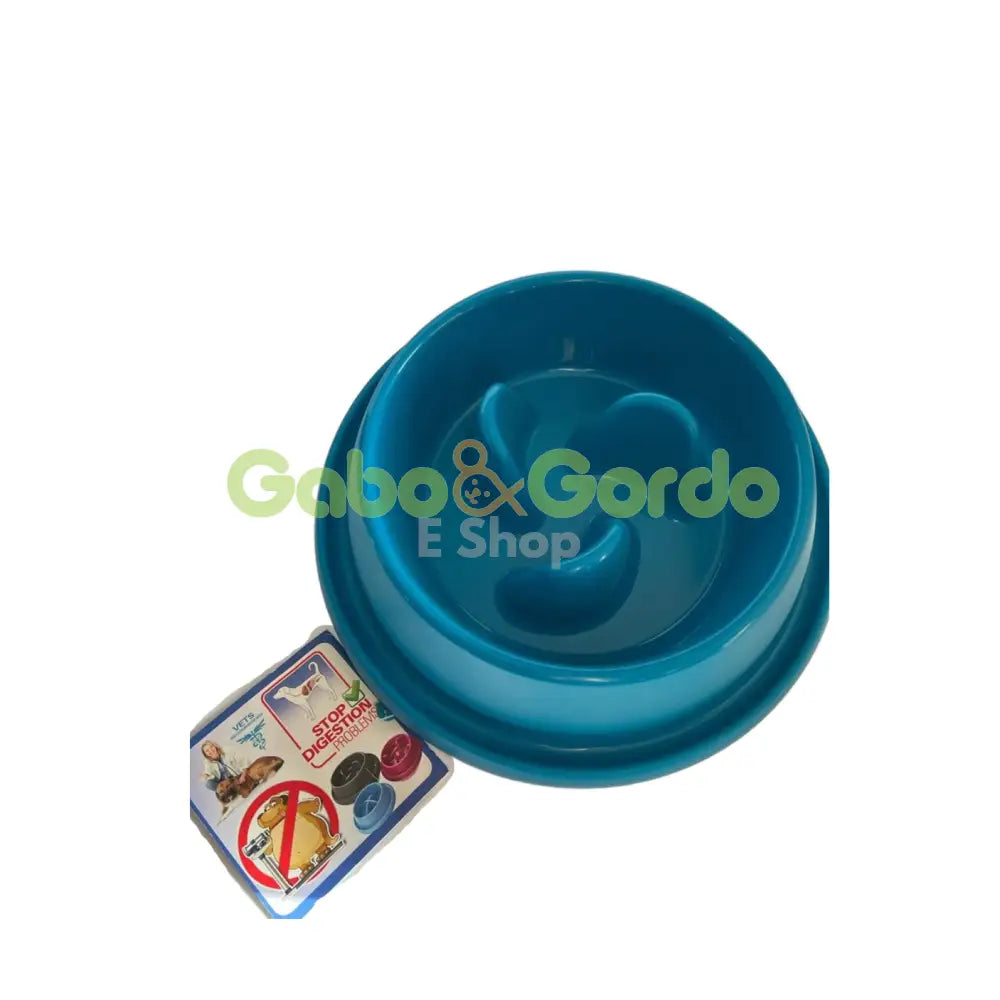 Comedero Slow Food Adagio anti-glotonería para perros y gatos, colores surtidos