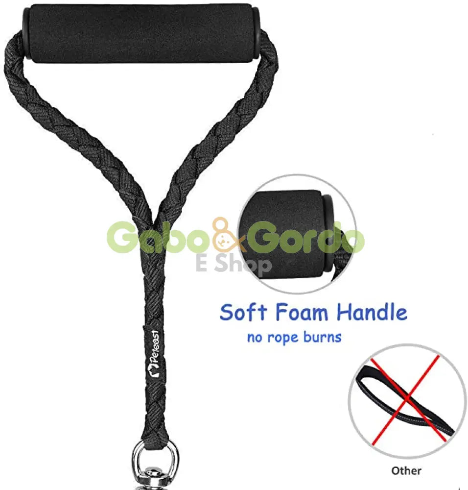 Correa Doble Caldwell Peteast Dog Leash de 137 cm para perros hasta 45 kg, con asas acolchadas y sistema antienredos