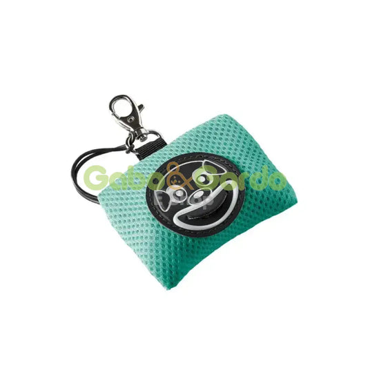 Dispensador Smile Dog TRE PONTI color menta para perros, diseño italiano elegante y funcional