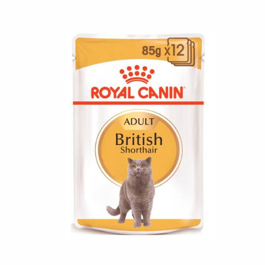 ROYAL CANIN British Shorthair Gravy Pouch | Pack de 12 x 85 g para gatos Gabo y Gordo E Shop, la mejor tienda online en las Islas Canarias, España, tienda online para mascotas, perros, gatos, conejos, tortugas, animales, accesorios para mascotas en general. 
Gabo y Gordo E Shop in Canary Islands, the best store for pets, dogs, cats, rabbits, turtles, animals, pet accessories.