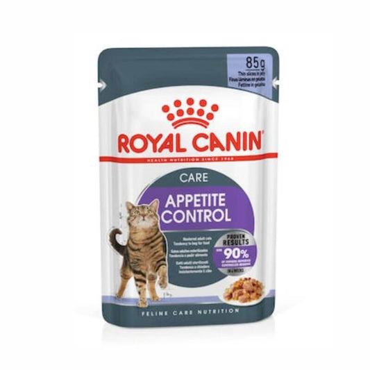 ROYAL CANIN Appetite Control Jelly Pouch| Pack de 12 x 85 g para gatos Gabo y Gordo E Shop, la mejor tienda online en las Islas Canarias, España, tienda online para mascotas, perros, gatos, conejos, tortugas, animales, accesorios para mascotas en general. 
Gabo y Gordo E Shop in Canary Islands, the best store for pets, dogs, cats, rabbits, turtles, animals, pet accessories.