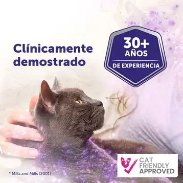 FELIWAY Classic Difusor con recambio de 48 ml para reducir el estrés, el marcaje con orina y los arañazos en gatos. Disponible en Gabo y Gordo E Shop con envío en Canarias.