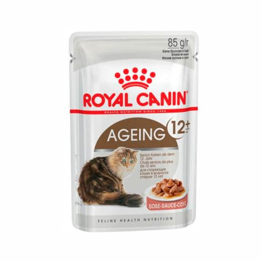 ROYAL CANIN Ageing +12 Gravy Pouch | Pack de 12 x 85 g para gatos Gabo y Gordo E Shop, la mejor tienda online en las Islas Canarias, España, tienda online para mascotas, perros, gatos, conejos, tortugas, animales, accesorios para mascotas en general. 
Gabo y Gordo E Shop in Canary Islands, the best store for pets, dogs, cats, rabbits, turtles, animals, pet accessories.