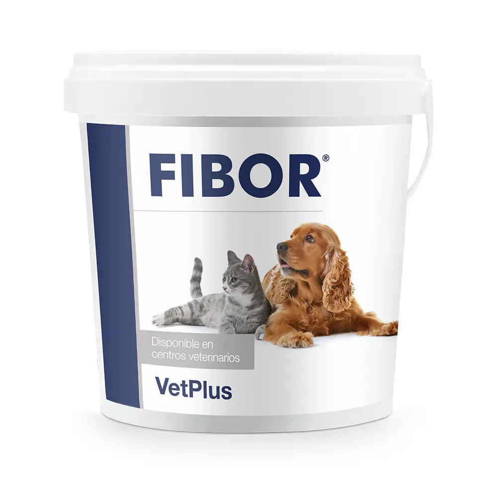 FIBOR VetPlus suplemento de fibra en pellets para perros y gatos envase de 500 g