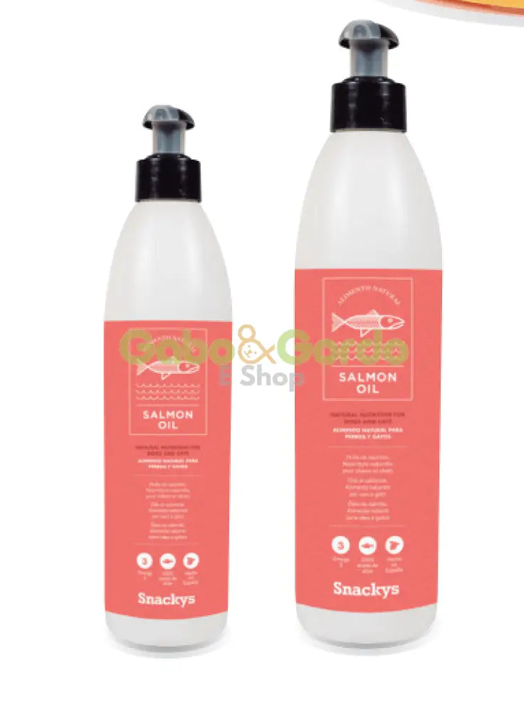 GLORIA aceite de salmón para perros y gatos.   Gabo y Gordo E Shop, la mejor tienda online en las Islas Canarias, España, tienda online para mascotas, perros, gatos, conejos, tortugas, animales, accesorios para mascotas en general. 
Gabo y Gordo E Shop in Canary Islands, the best store for pets, dogs, cats, rabbits, turtles, animals, pet accessories.