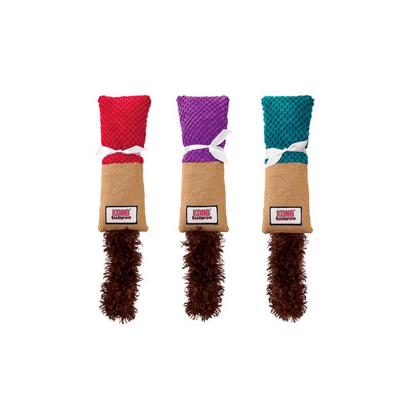 Juguete KONG Kickeroo de peluche con hierba gatera para gatos