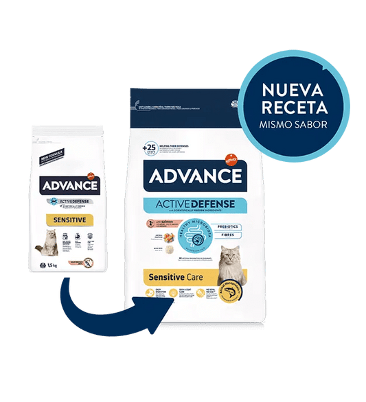 PIENSO ADVANCE SENSITIVE CAT GATO SENSIBLE Gabo y Gordo E Shop, la mejor tienda online en las Islas Canarias, España, tienda online para mascotas, perros, gatos, conejos, tortugas, animales, accesorios para mascotas en general. 
Gabo y Gordo E Shop in Canary Islands, the best store for pets, dogs, cats, rabbits, turtles, animals, pet accessories.