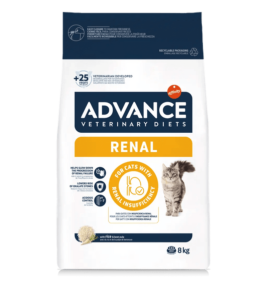 PIENSO ADVANCE VET RENAL PARA GATOS CAT FOOD Gabo y Gordo E Shop, la mejor tienda online en las Islas Canarias, España, tienda online para mascotas, perros, gatos, conejos, tortugas, animales, accesorios para mascotas en general. 
Gabo y Gordo E Shop in Canary Islands, the best store for pets, dogs, cats, rabbits, turtles, animals, pet accessories.