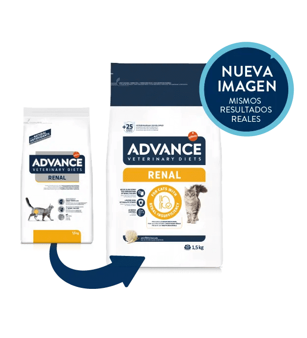 PIENSO ADVANCE VET RENAL PARA GATOS CAT FOOD Gabo y Gordo E Shop, la mejor tienda online en las Islas Canarias, España, tienda online para mascotas, perros, gatos, conejos, tortugas, animales, accesorios para mascotas en general. 
Gabo y Gordo E Shop in Canary Islands, the best store for pets, dogs, cats, rabbits, turtles, animals, pet accessories.