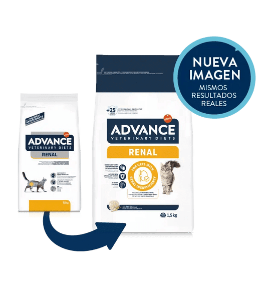 PIENSO ADVANCE VET RENAL PARA GATOS CAT FOOD Gabo y Gordo E Shop, la mejor tienda online en las Islas Canarias, España, tienda online para mascotas, perros, gatos, conejos, tortugas, animales, accesorios para mascotas en general. 
Gabo y Gordo E Shop in Canary Islands, the best store for pets, dogs, cats, rabbits, turtles, animals, pet accessories.