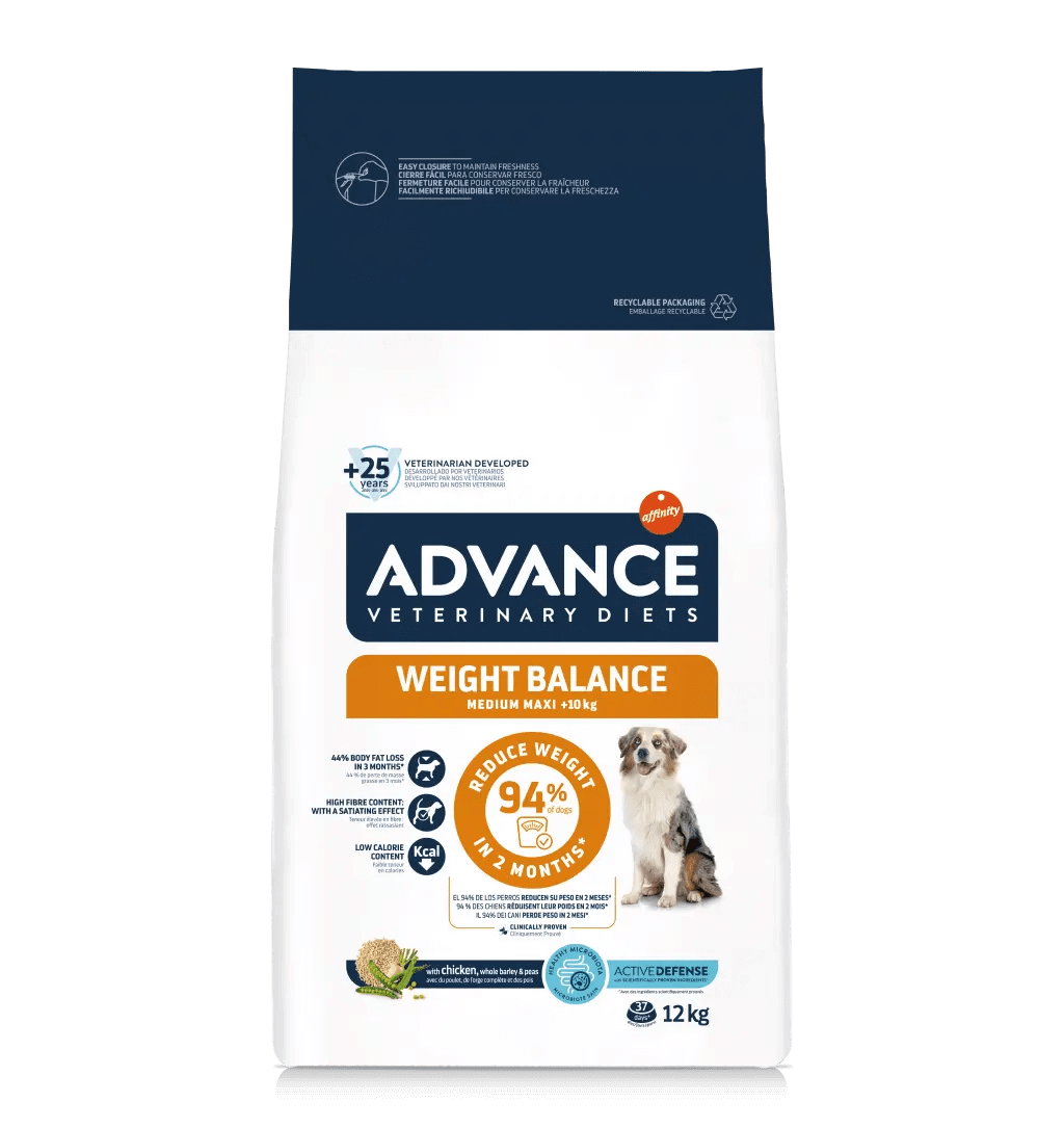 PIENSO ADVANCE VET Weight Balance Medium/Maxi PERRO RAZA MEDIANA Y GRANDE Gabo y Gordo E Shop, la mejor tienda online en las Islas Canarias, España, tienda online para mascotas, perros, gatos, conejos, tortugas, animales, accesorios para mascotas en general.
Gabo y Gordo E Shop in Canary Islands, the best store for pets, dogs, cats, rabbits, turtles, animals, pet accessories.