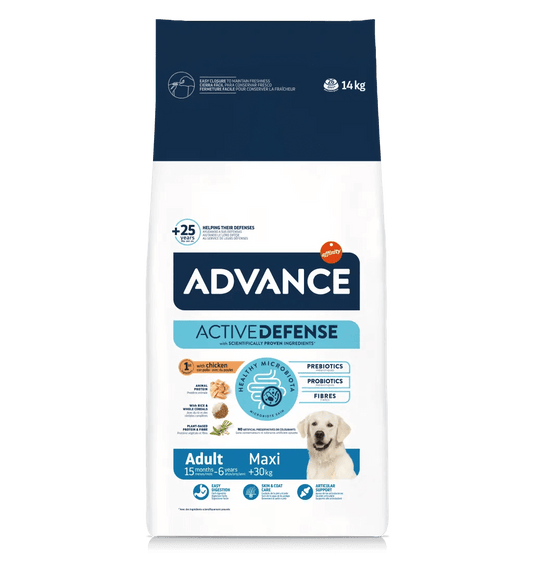 Pienso ADVANCE ADULT MAXI 14 kg Gabo y Gordo E Shop, la mejor tienda online en las Islas Canarias, España, tienda online para mascotas, perros, gatos, conejos, tortugas, animales, accesorios para mascotas en general. 
Gabo y Gordo E Shop in Canary Islands, the best store for pets, dogs, cats, rabbits, turtles, animals, pet accessories.