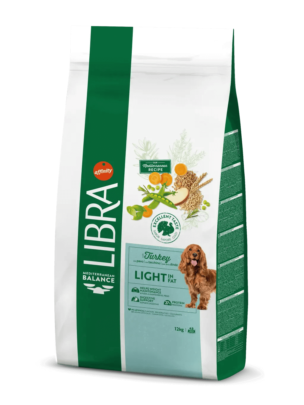 Pienso LIBRA Light Turkey con pavo y cereales integrales para perros – Gabo y Gordo E Shop