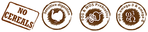 NATURAL GREATNESS Pavo pienso sin cereales para perros adultos con digestión sensible