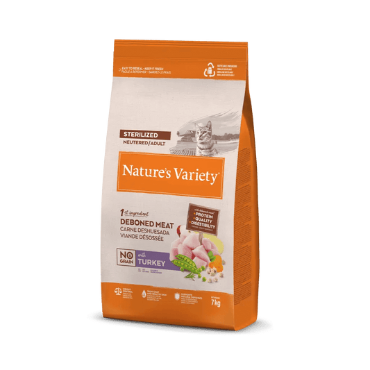 Pienso NATURE'S VARIETY Original Esterilizado de Pavo para gato adulto, sin cereales y natural – Gabo y Gordo E Shop