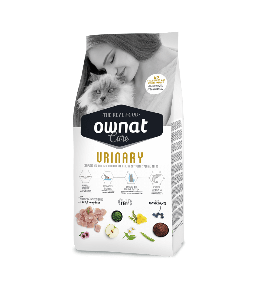 OWNAT Care Urinary – Pienso natural para gatos con problemas urinarios