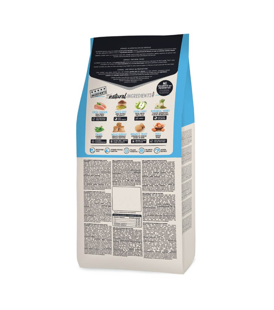 OWNAT Classic Kitten – Pienso natural para gatitos en crecimiento