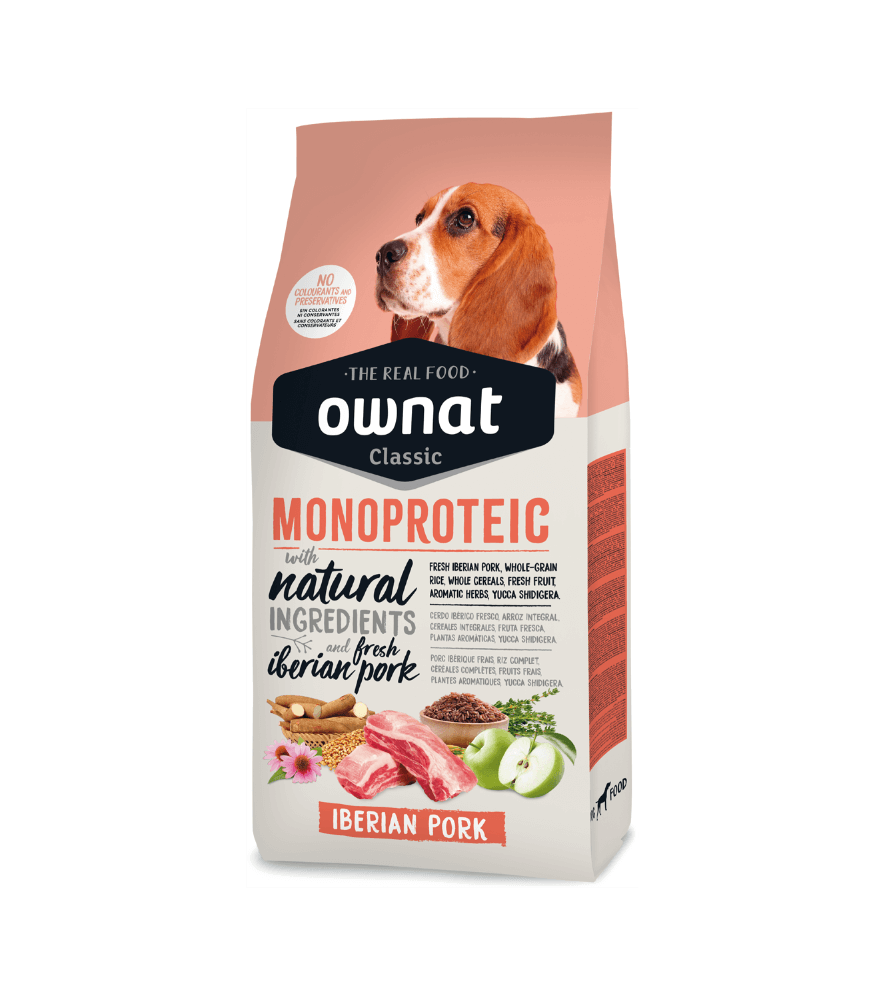 OWNAT Classic Monoproteico Cerdo Ibérico para perros sensibles