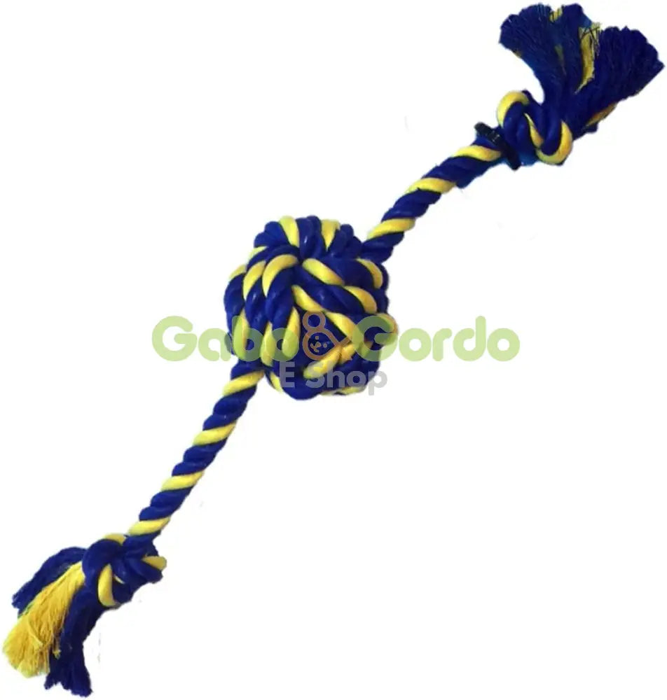 PetSport Bola trenzada de algodón trenzado para masticar