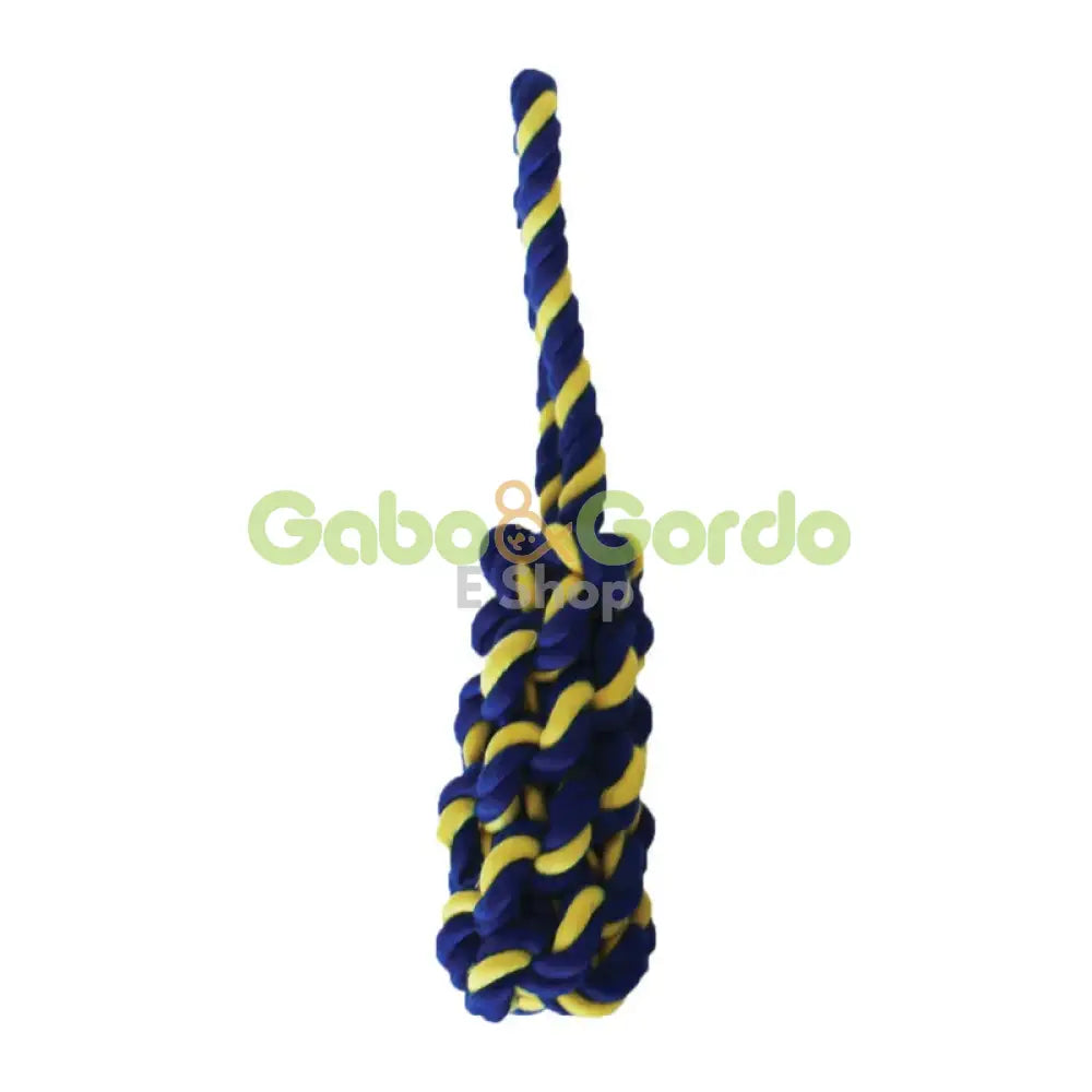 Juguete Petsport Twisted Chews Mini Rope Bumper de 20 cm para perros