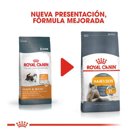 ROYAL CANIN Hair Skin / Pienso Para Gatos. Gabo y Gordo E Shop, la mejor tienda online en las Islas Canarias, España, tienda online para mascotas, perros, gatos, conejos, tortugas, animales, accesorios para mascotas en general. 
Gabo y Gordo E Shop in Canary Islands, the best store for pets, dogs, cats, rabbits, turtles, animals, pet accessories.