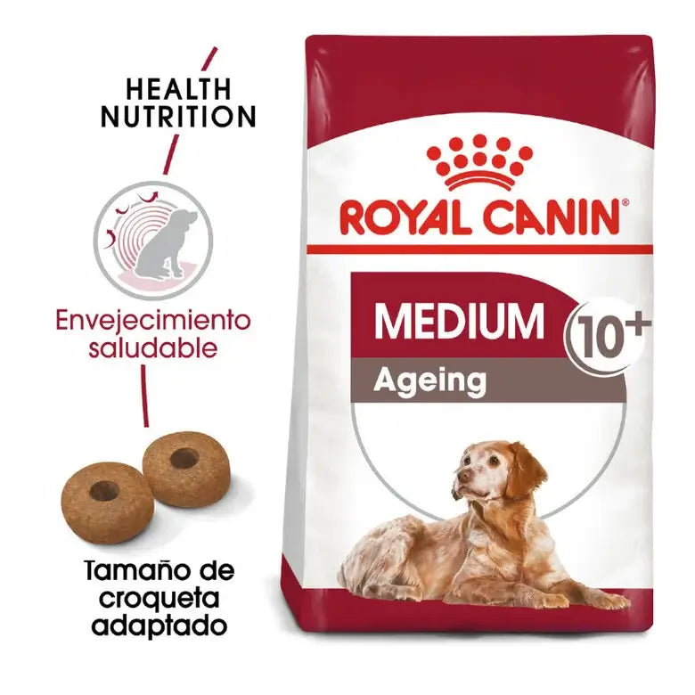 ROYAL CANIN Medium Ageing Adult 10+ Gabo y Gordo E Shop, la mejor tienda online en las Islas Canarias, España, tienda online para mascotas, perros, gatos, conejos, tortugas, animales, accesorios para mascotas en general. 
Gabo y Gordo E Shop in Canary Islands, the best store for pets, dogs, cats, rabbits, turtles, animals, pet accessories.