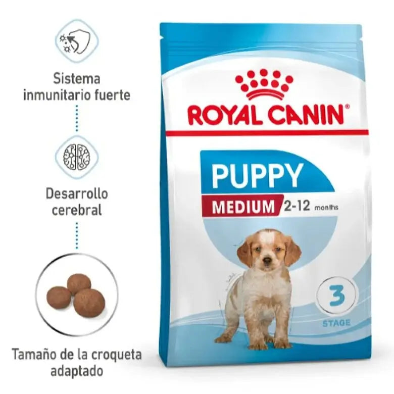 ROYAL CANIN MEDIUM PUPPY Gabo y Gordo E Shop, la mejor tienda online en las Islas Canarias, España, tienda online para mascotas, perros, gatos, conejos, tortugas, animales, accesorios para mascotas en general. 
Gabo y Gordo E Shop in Canary Islands, the best store for pets, dogs, cats, rabbits, turtles, animals, pet accessories.