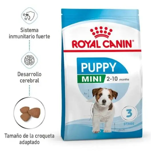 ROYAL CANIN Puppy Mini Gabo y Gordo E Shop, la mejor tienda online en las Islas Canarias, España, tienda online para mascotas, perros, gatos, conejos, tortugas, animales, accesorios para mascotas en general. 
Gabo y Gordo E Shop in Canary Islands, the best store for pets, dogs, cats, rabbits, turtles, animals, pet accessories.
